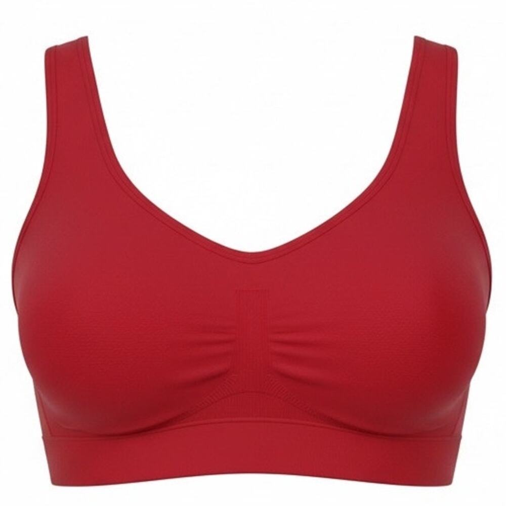 NWT ~ ANGELINA Women's Plus Size Red Sports Bra